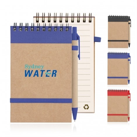 Eco Notepad Recycled Paper Spiral Bound With Z244 custom branded-31