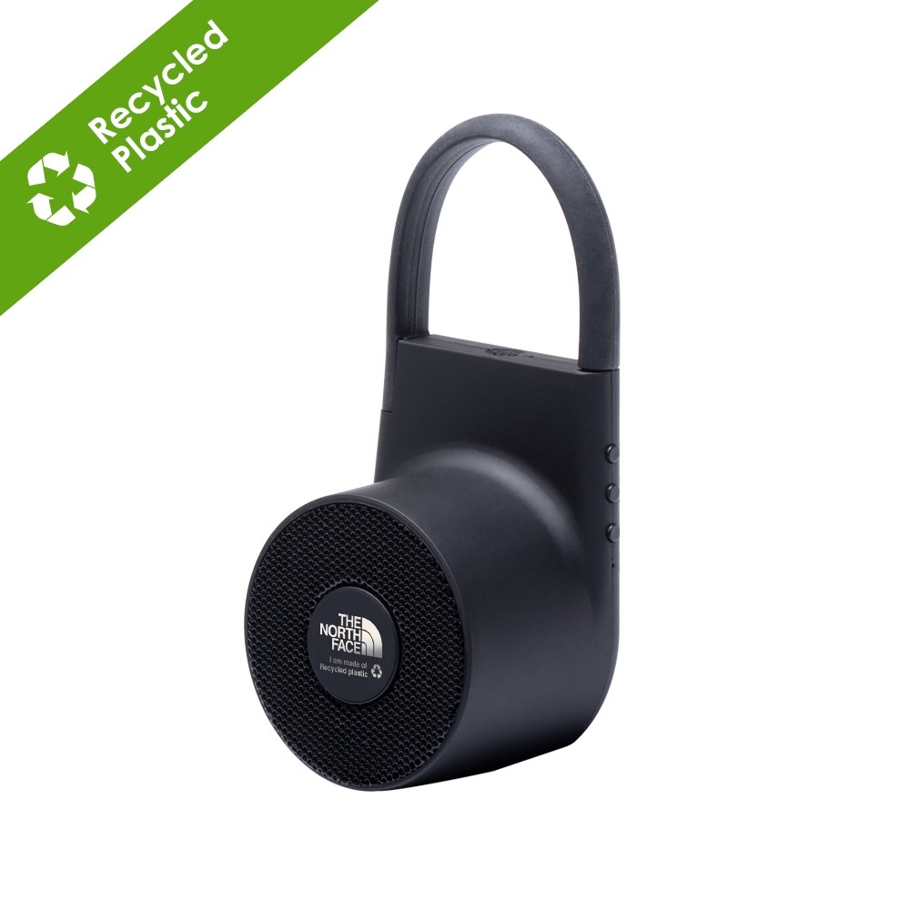 Tuba Wireless outdoor speaker in Recycled ABS Black custom branded-31