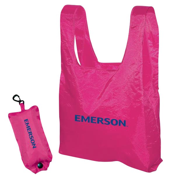 Folding Nylon Tote With Pouch custom branded-31