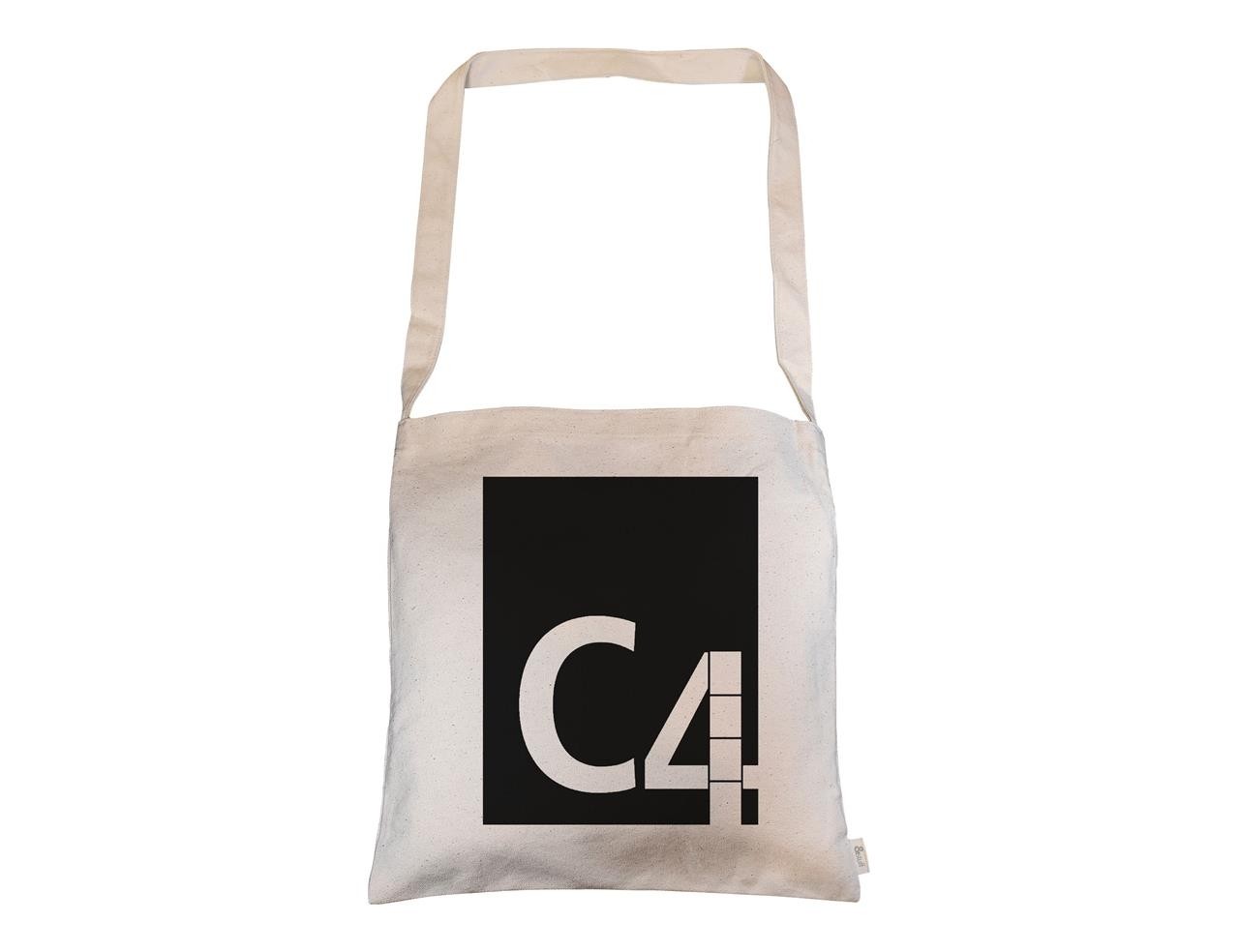 Calico Long Handle Shoulder Bag 38x38cm custom branded-32