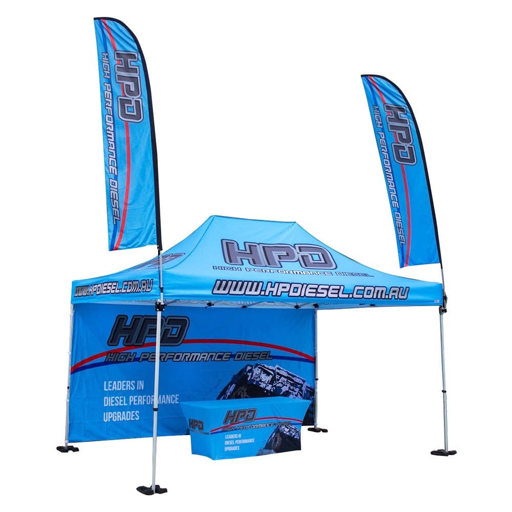 3m x 4.5m Recycled PET Marquee custom branded-33