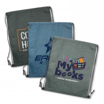 Tampa Heather Drawstring Backpack custom branded-21