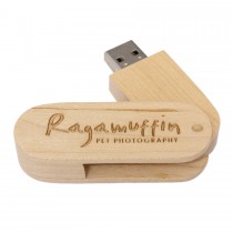 USB Wood Swivel custom branded-24
