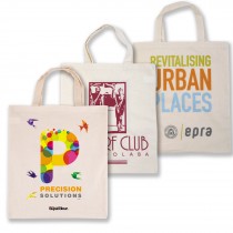 Calico Short Handle Tote Bag custom branded-20