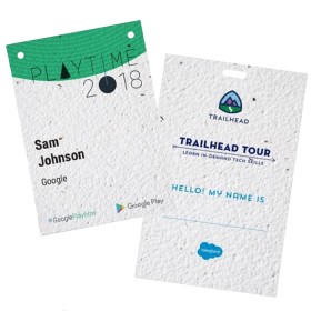 Plantable Event Name Badges