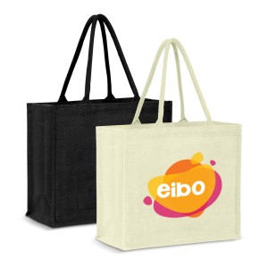 Colour Matched Modena Jute Tote Bag custom branded-20