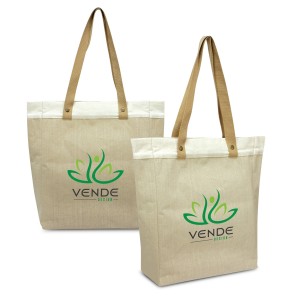 The Marley Juco Tote Bag custom branded-20