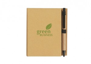 Eco-Inspired Notebook With Pen custom branded-21