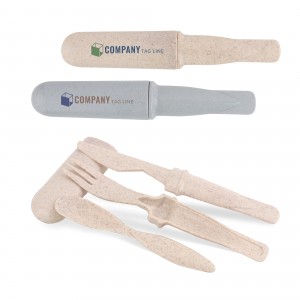 Wheat Cutlery Set custom branded-23