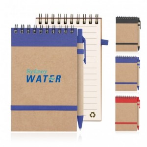 Eco Notepad Recycled Paper Spiral Bound With Z244 custom branded-21