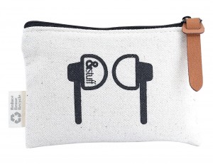 Calico Earphone Pouch 8.5cm x 13cm custom branded-22