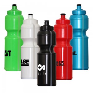 800ml Clear Strip Bottle custom branded-20