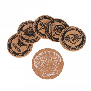 Eco Cork Coaster custom branded-25