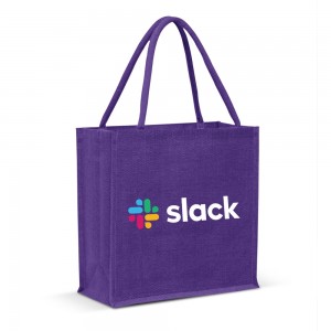 Colour Match Monza Jute Tote Bag custom branded-21